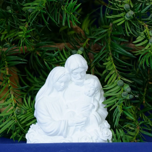 Die heilige Familie (Maria, Josef und Kind)