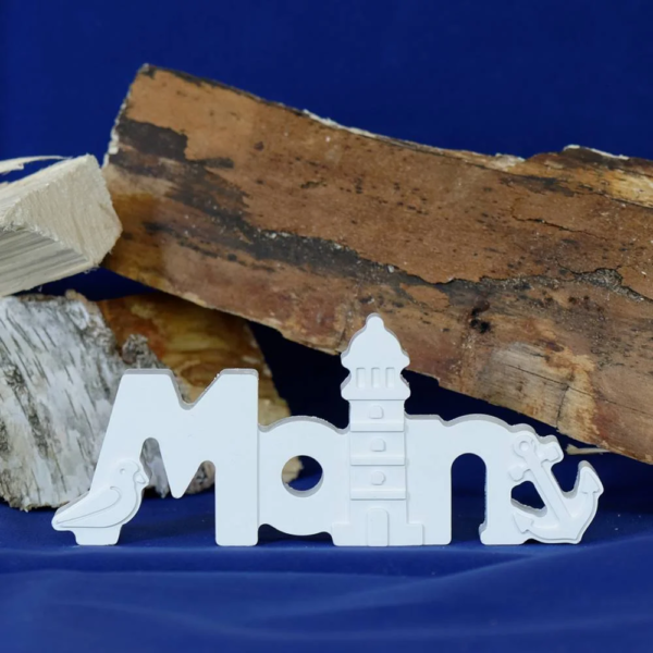Schriftzug "Moin"